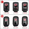 1pcs Replacement Car Remote Key Shell Case Cover Shell Accessories For Honda Civic Fit Jazz Accord HRV City Odyssey Pilot Vezel RG0