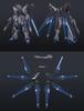 Fluorescent HG RG EG 1144 Robot MS Yukisha Detail-Up Water Transfer Decals (for HG 144 Strike Freedom GundamDestiny Gundam HG-23) [Used]