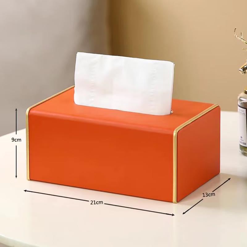 Aoran High-End Leather Tissue Box Dispenser