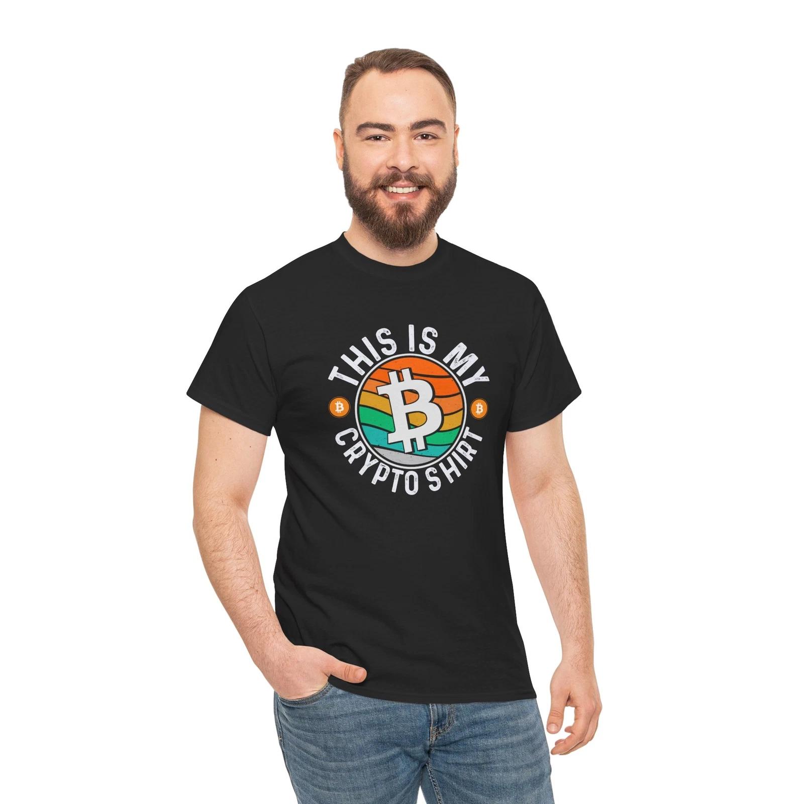 Crypto Addict T-Shirt – Bitcoin Blockchain Investor HODL BTC Tee L