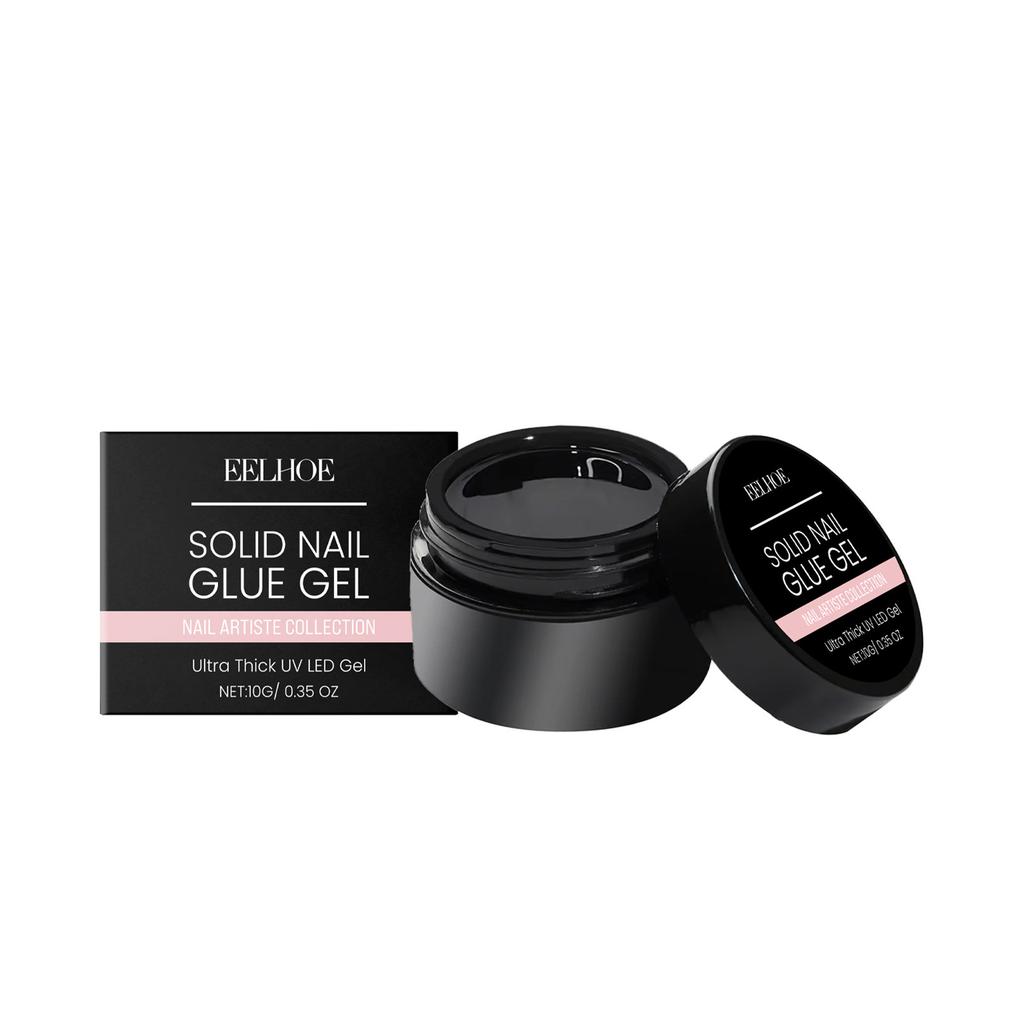 Nail piece solid glue, nail art glue portable soft stable and long-lasting nail shop solid nail glue