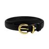 Fashionable Pu Leather Women's Belt With Alloy Buckle Needle Buckle Decorative Skinny Jeans Retro Small Western Style Belt In Stock