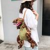 Kids Dinosaur Backpack Cartoon 3D Dinosaur Shape Soft Plush Kids Cute Animal Backpack for Travel School Camping