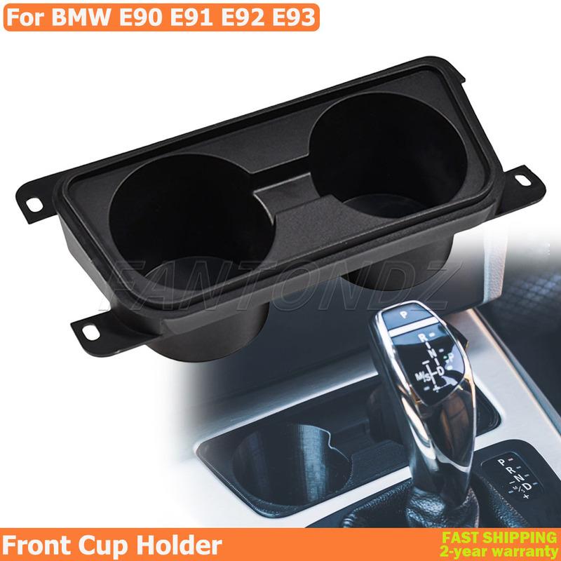 For BMW 3 Series E90 E91 E92 E93 2005-2012 Center Control Water Dual Cup Holder For BMW 3 Series Double Hole Cup Holder