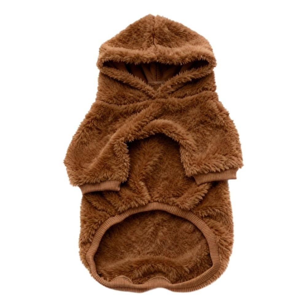 Fleece Material Dog Clothes Soft Pet Clothing Cozy Dog Hoodie  Winter Season for Medium Large Dogs