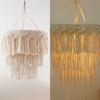 Nordic Handmade Woven Lampshade Decorative Garden Yard Decoration Supplies