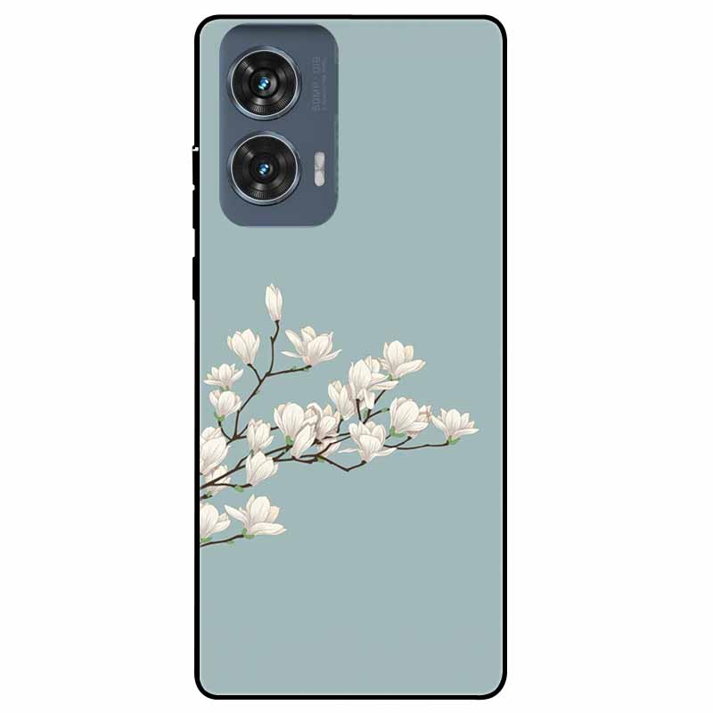 For Moto Edge 50 Fusion Case Silicone Space Animal TPU Soft Black Cover For Motorola Edge 50 Fusion Cases 50Fusion Cool TPUCover