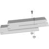 Universal Adjustable Tent Shield  Stainless Steel Heat Plate Grill Burner Cover Heat Tent Grill Repair Kits for Gas Grill