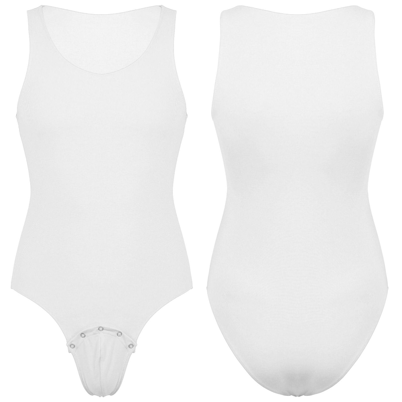 

Мужской хлопковый боди L белый