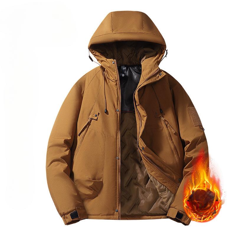 Autumn and Winter New Men's Padded Jacket Korean Version Loose Large Size Thickened Warm Casual Padded Jacket Winter Jacket