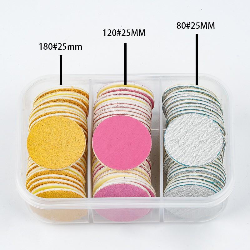 25 MM Pedicure Disc With Replaceable Sanding Paper Set For Calluses Removal Electric Universal Foot Files Dead Skin Cleaner Tool