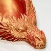 Dragon Head Organizer Tray & Candle Holder, 3D Printed Resin Decorative Dish for Keys, Jewelry, Earrings, Gothic Home Desk Entryway Decor