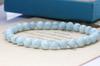 [K KOUOKU] Larimar Bracelet, Power Stone Bracelet, Natural Stone Prayer Beads (Larimar Bracelet - 6.4mm)