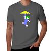 Retro Lemmings Pixel Art Tshirt T Shirt Personalised Tshirt