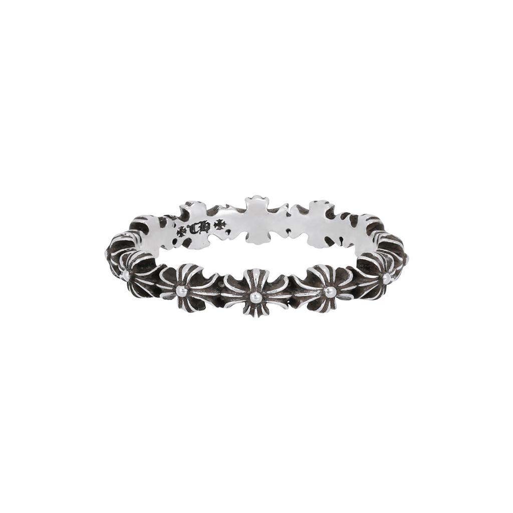 Chrome Hearts Cross Shaped Ring Women jewelry Silver 4022A