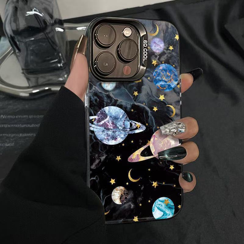 The new all-sky planet is suitable for iphone16 mobile phone case Apple 15promax/14/13pro/12 Europe, America and 11.