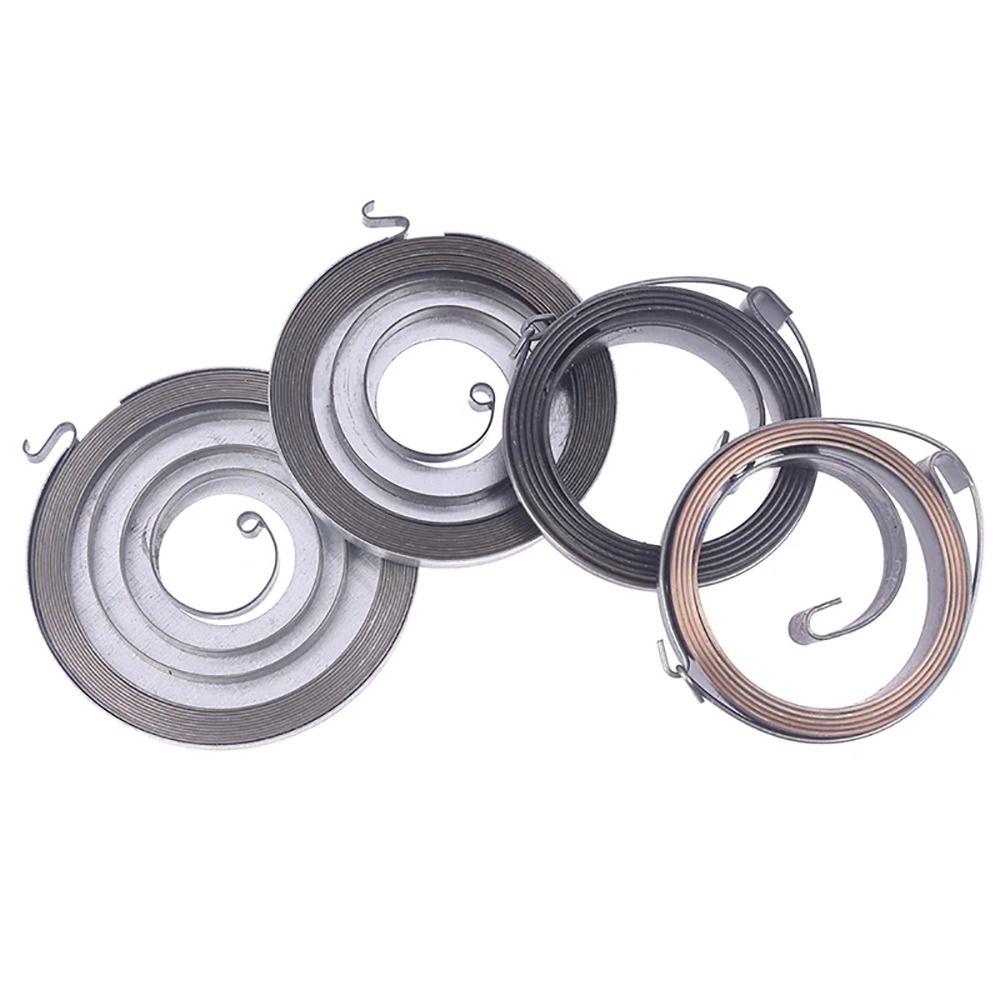 1 Stück Neue Starterfeder Kette Kettensäge Feder Starter Zugplatte Feder Leicht zu Steigen Eisenscheibe Teile für 5200/5800