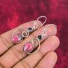 Rhodonite, Mystic Topaz Earrings Gemstone Jewelry, 925 Solid Sterling Silver Handmade Earrings, Latest Design Jewelry