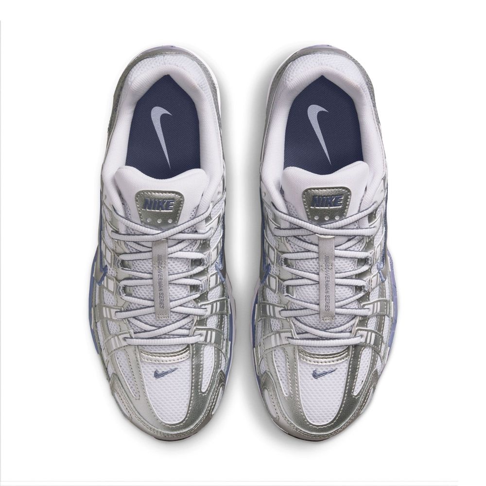 Nike P-6000 Argento Metallizzato World Indigo Sneakers da Donna Grigio Bianco Nero BV1021-014