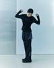 KIYOI Cutout Skirt Pants [Black]
