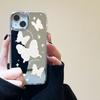 Funda de teléfono con espejo de maquillaje de mariposa para iPhone 11 Funda iPhone 13 Pro 14 12 11 Pro Max X XR XS Max Moda Cubierta trasera suave Fundas