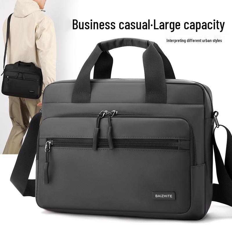 Men's Crossbody Bag 2025: Versatile Business Casual Shoulder Handbag with Large Capacity