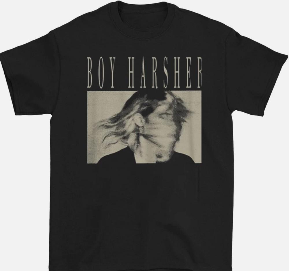 

Черная футболка унисекс с принтом группы Boy Harsher Все размеры S -5XL Футболка унисекс S