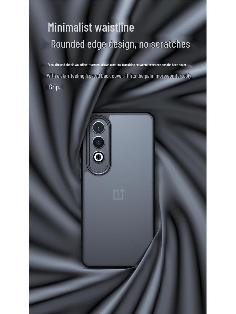 OnePlus Nord5 Skin-Feel Frosted Case with Airbag, Dust Plug, and Anti-Fall Protection for OnePlus 13T.