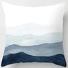 Blue Ink Style Decorative Pillowcase Home Bedding Decorative Cushion Pillowcase