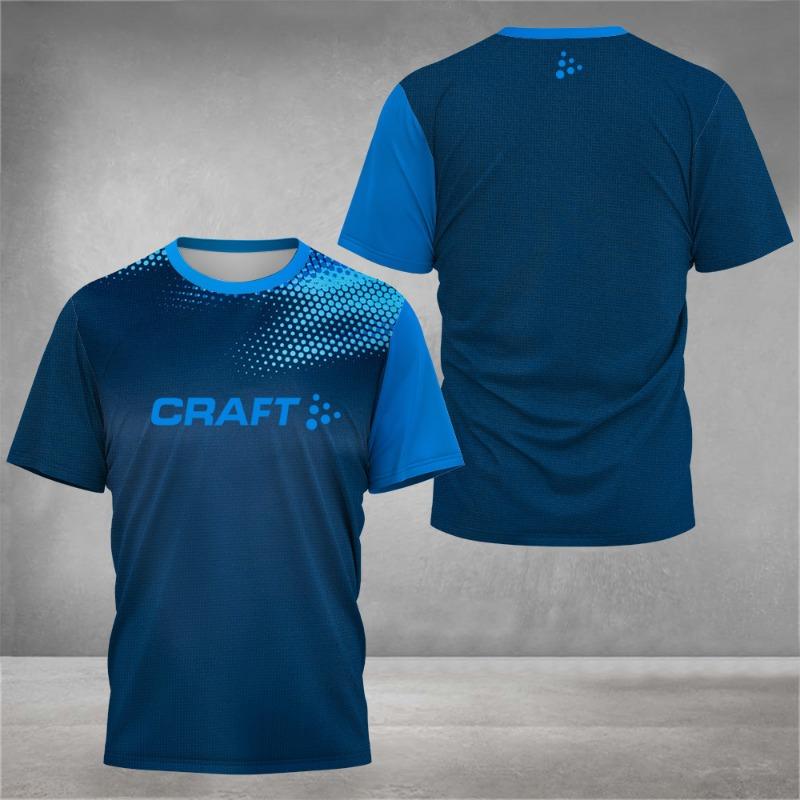 2026 new men's hiking sports letter print comfortable and breathable round neck T-shirt summer outdoor casual top