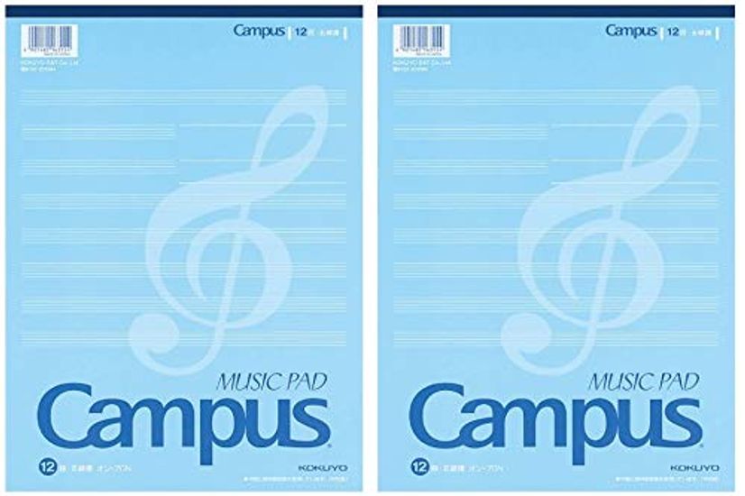 

из KOKUYO Notes Campus Music Book Отчет Тип A4 5 строк Партитура 12 ярусов 30 листов [Набор 2] ON-70N