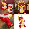 2024 Dragon Year Plush Toy Tang Costume Dragon Zodiac Doll With Custom Logo Good Luck Mascot