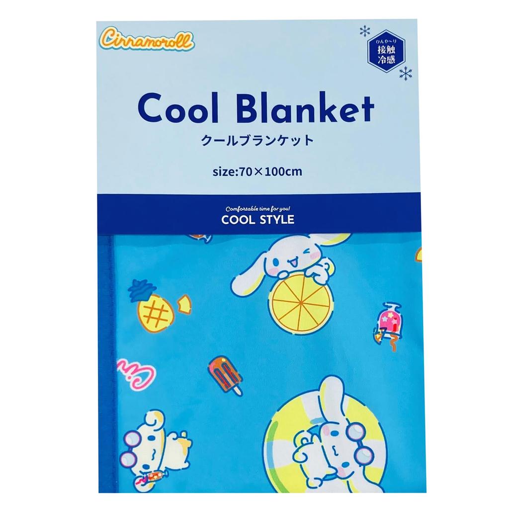 MORIPiLO Sanrio Summer Towel Blanket Cool Cute Cooling 70x100cm Blue SANRIO Cinnamoroll Character Makura No Morishita (Cinnamoroll Blanket)