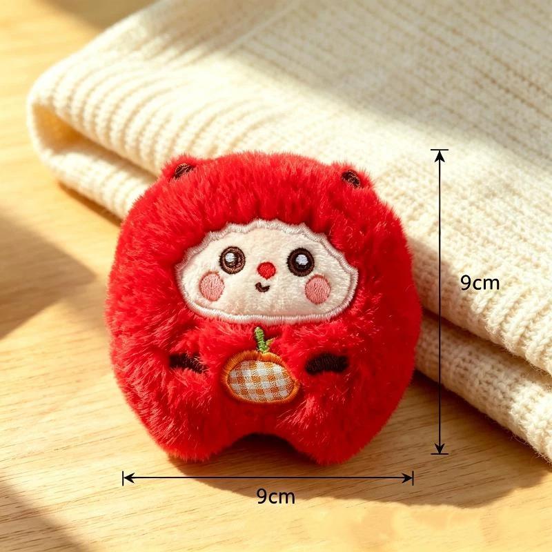 Pp Cotton Little Sheep Plush Keychain Soft Comfortable Cartoon Animal Stuffed Doll Backpack Decor Gifts For Kids Girls