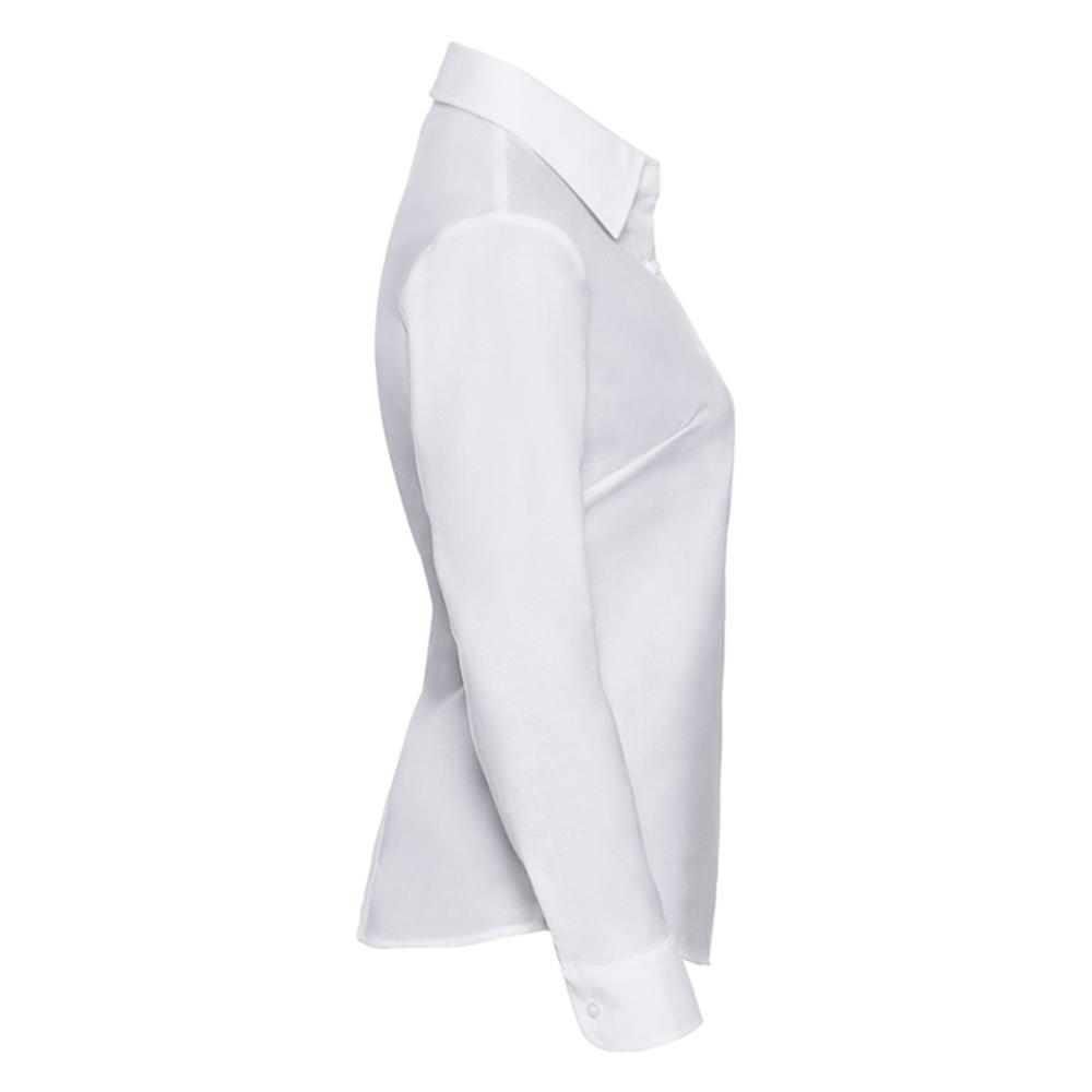 Russell Collection Womens/Ladies Classic Oxford Long-Sleeved Shirt