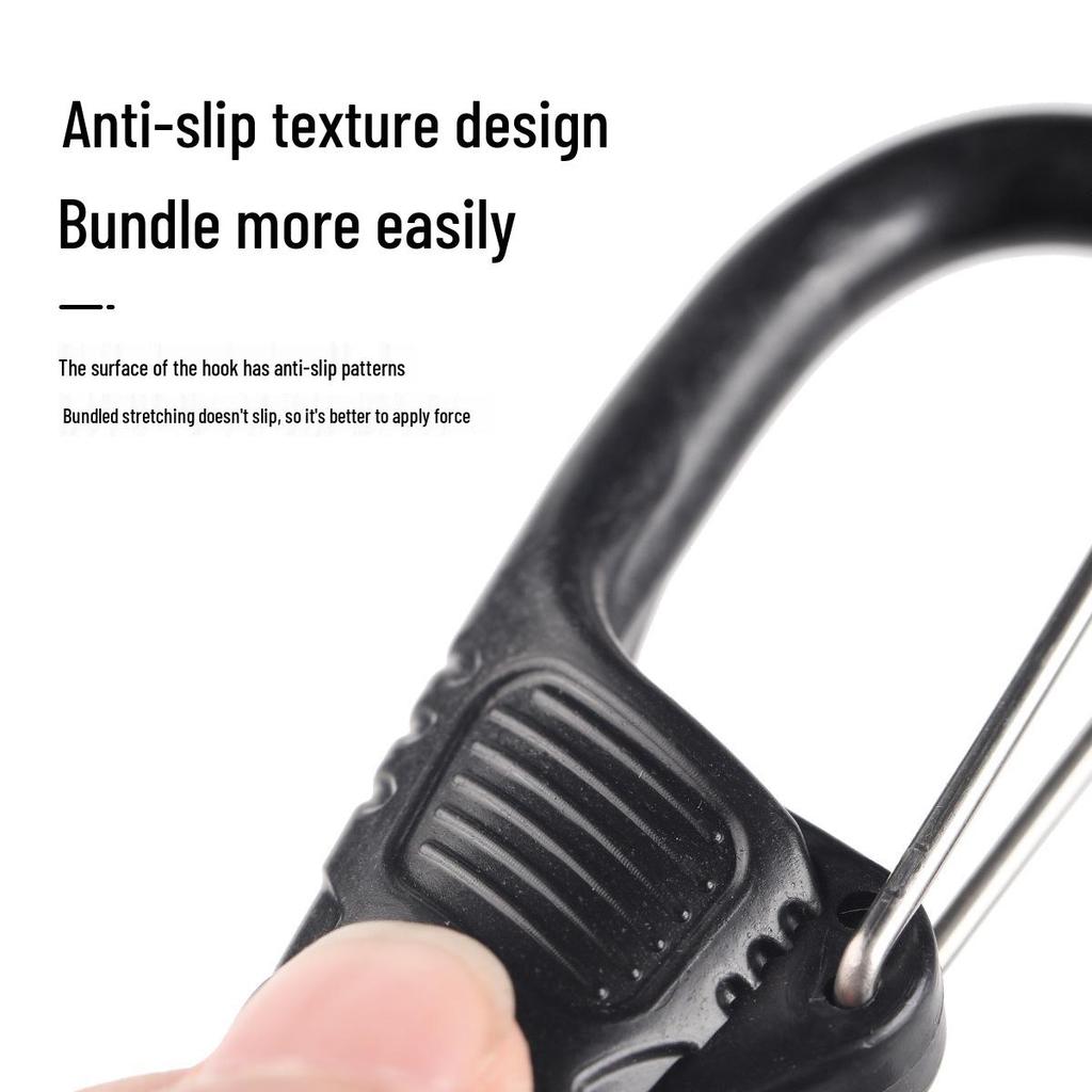 Motorcycle & EV Tie-Down Strap: Elastic Rubber Band for Luggage & Bundling