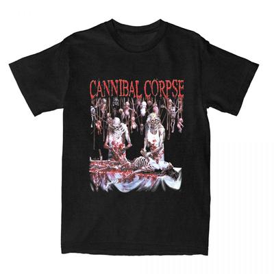 Herren Damen Cannibal Corpse Butchered At Birth Shirt Accessoires Band Reines Baumwoll-T-Shirt Kleidung Humorvolles T-Shirt Bedruckt