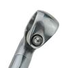 UPANBIKE Bike Aluminum Gooseneck Stem Stem, 22.2mm/25.4mm, Alloy, Shape, 40mm/80mm (40mm220mm30°, Silver)