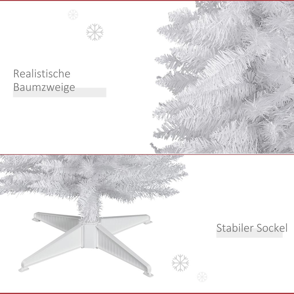 Artificial Christmas Tree 180 cm Artificial Fir Tree with 390 Tips, Christmas Tree, Christmas Decoration for Indoors