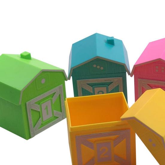 5/10Pcs Farm Animal Toy Number Learning Counting Matching Sorting Fine Motor Game