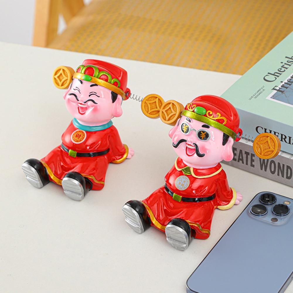 

Figure Creative Phone Holder Model Doll Cell Phone Bracket Mobile Phone Stand Desktop Ornaments style 1