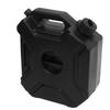 5L 1.3 Gallon Gas Can Fuel Oil Petrol Storage Cans Black Emergency Backup Tank for Car Motorcycle