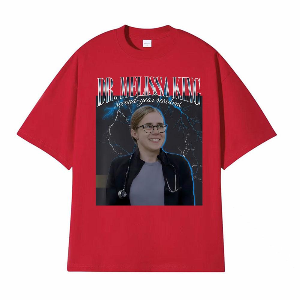 

Dr Melissa King Retro Vintage 90s Style Tshirt Men Women Clothing Harajuku Casual T Shirt Oversized Short Sleeve T Shirts Tops S