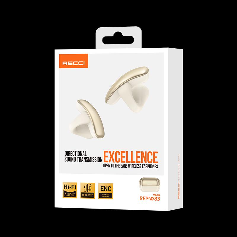 Recci REP-W83 Clip-On Wireless Earphones