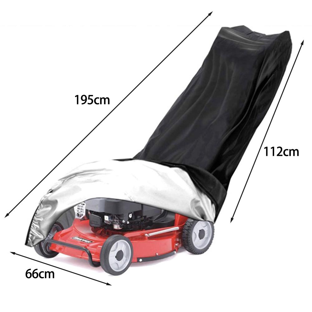 

1pc Lawn Mower Dust Cover 600D Oxford Cloth Waterproof And Dustproof Double Drawstring Lawn Mower Cover 195*66*112cm China Mainland