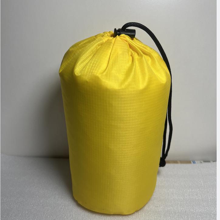 Down Jacket Sunscreen Clothing Storage Bag - Nylon Polyester Plaid, Portable Drawstring, Oxford Cloth