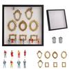 DIY Mini Museum Silhouette Box Cavern Club Fragment Creative Memory Display Kit for Anniversary Wedding Valentine's Day