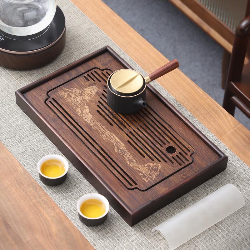Chinese Style Bamboo Tea Tray