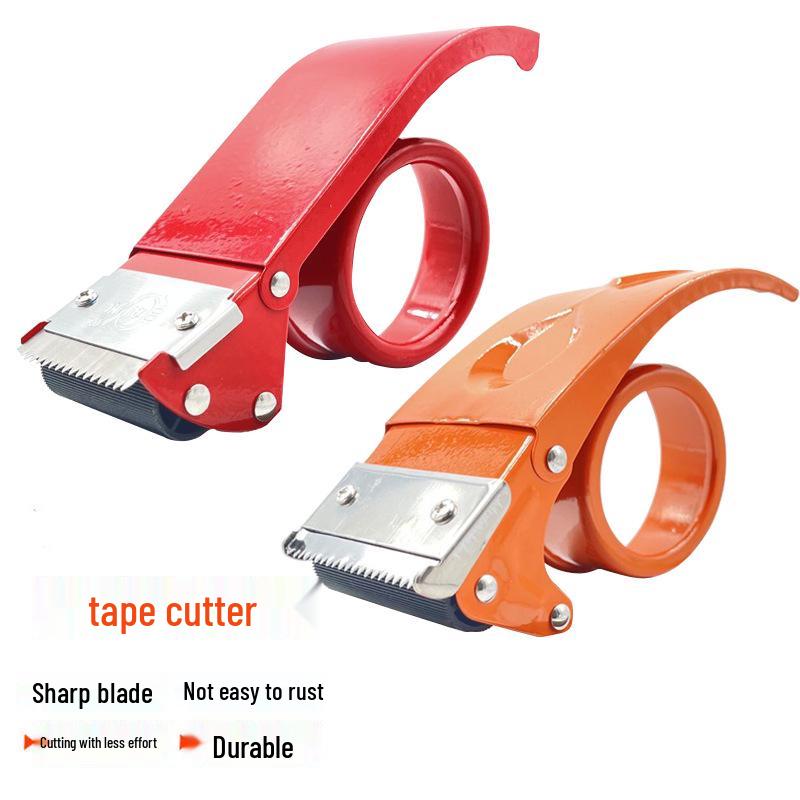 Handheld Transparent Tape Cutter for Carton Sealing & Packing