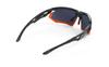 Rudy Project Fotonyk Sport Crystal Graphite Laser Red Sunglasses, Frame/Multi Lens, SP453895-0003